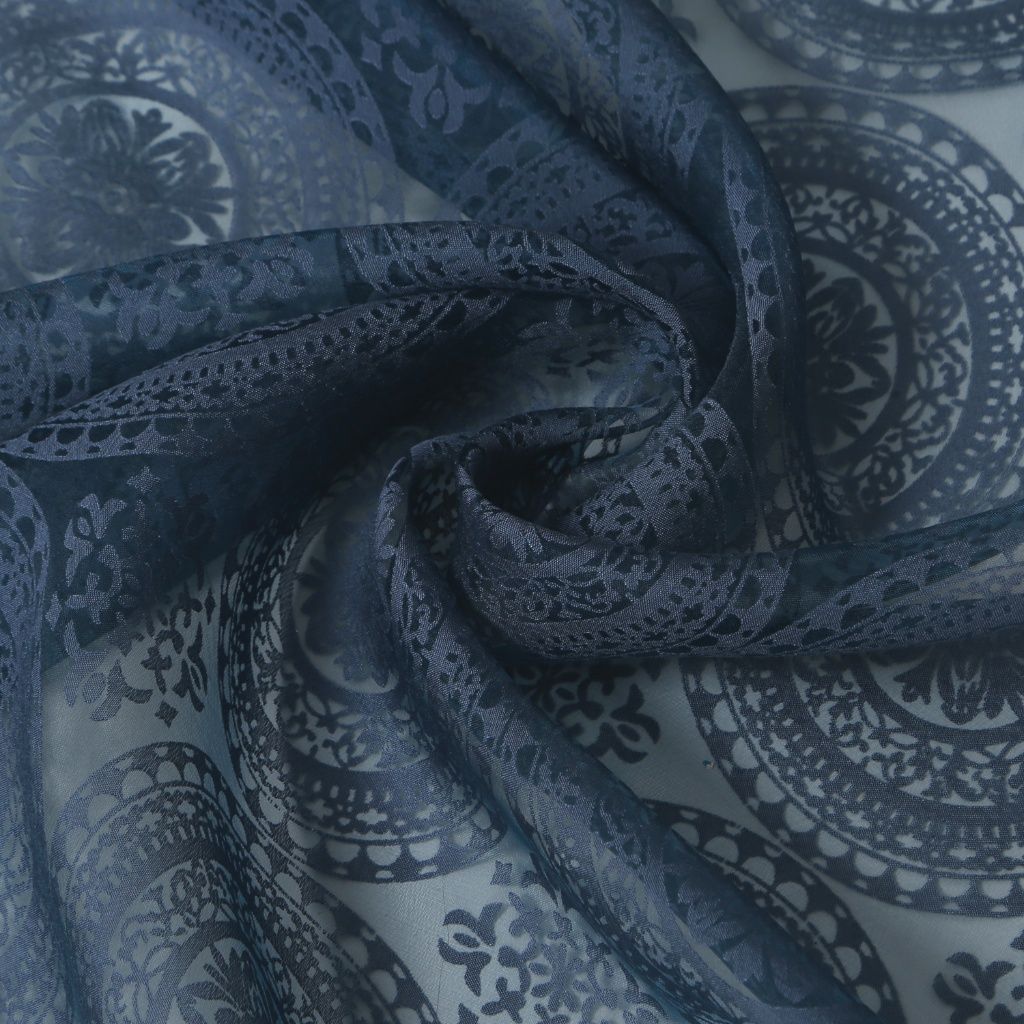 Gerster 40975 0800 blauw - 245 x 140 cm (hoogte x breedte)