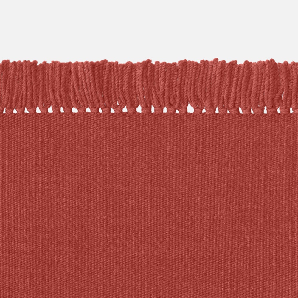 Kvadrat Kelim Coloured Fringes 1010 - op maat
