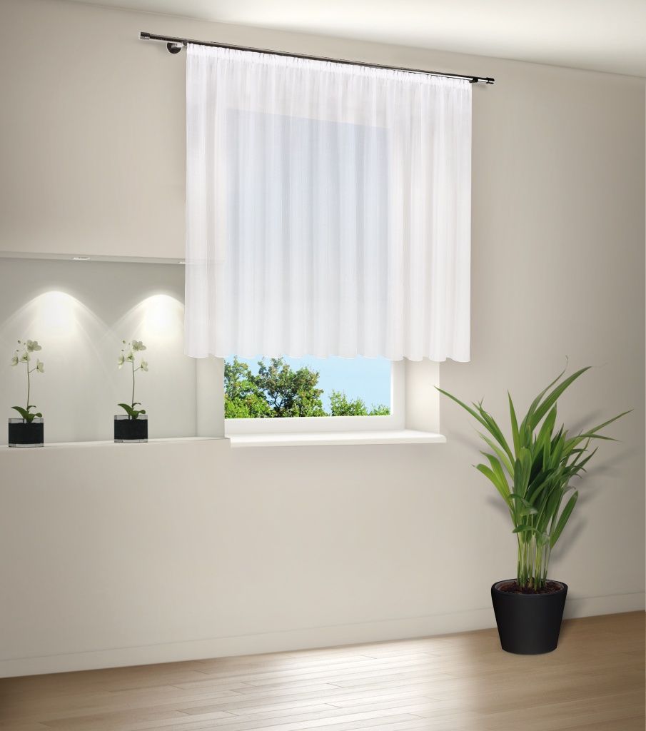 Gerster 40940 0001 wit - 150 x 600 cm (hoogte x breedte)