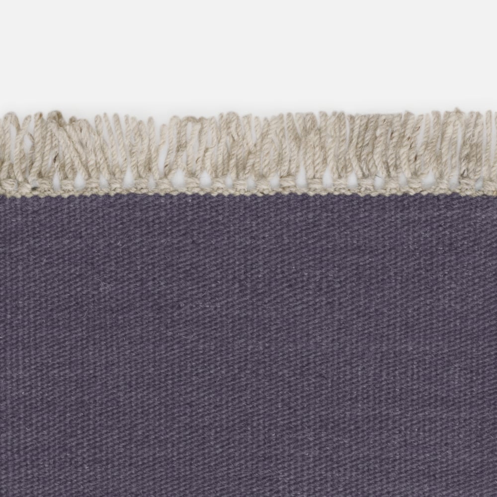 Kvadrat Kelim Naturally Coloured Fringes 7025 - op maat