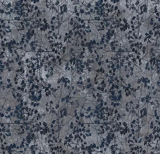 Forbo Flotex H&L Floral - 248001 Vivienne Bleu Nuit
