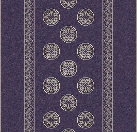Forbo Flotex Vision FR digital library - 251305FR Chantilly Border Plum