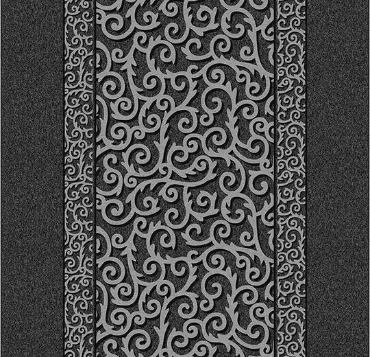 Forbo Flotex Vision FR digital library - 252307FR Trianon Border Ferrum