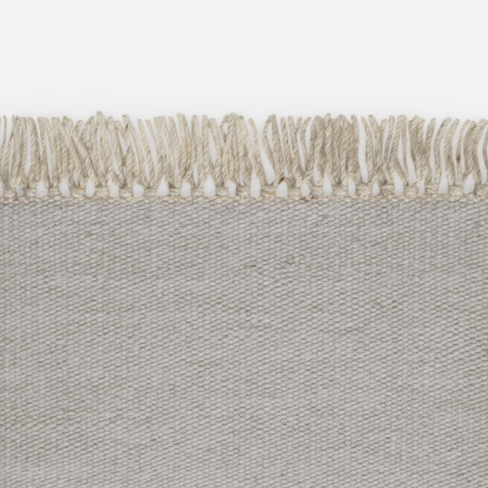 Kvadrat Kelim Naturally Coloured Fringes 7043 - op maat