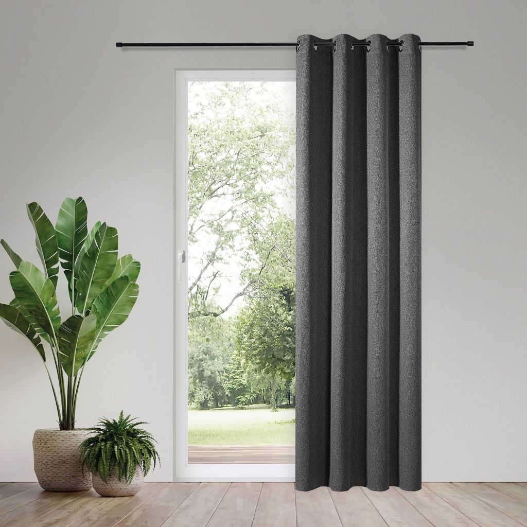 Gerster 41163 0810 antraciet - 245 x 140 cm (hoogte x breedte)