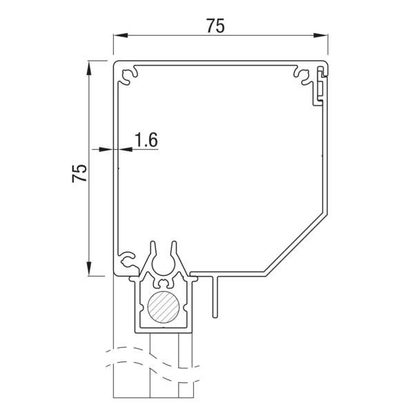 Sunshade Experts Screen 75 - uitvoering