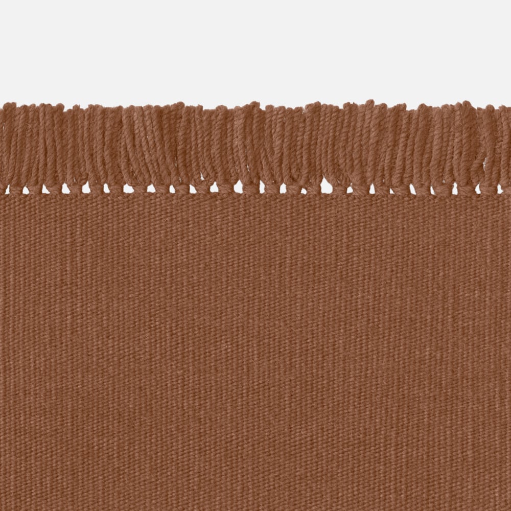 Kvadrat Kelim Coloured Fringes 4646 - op maat