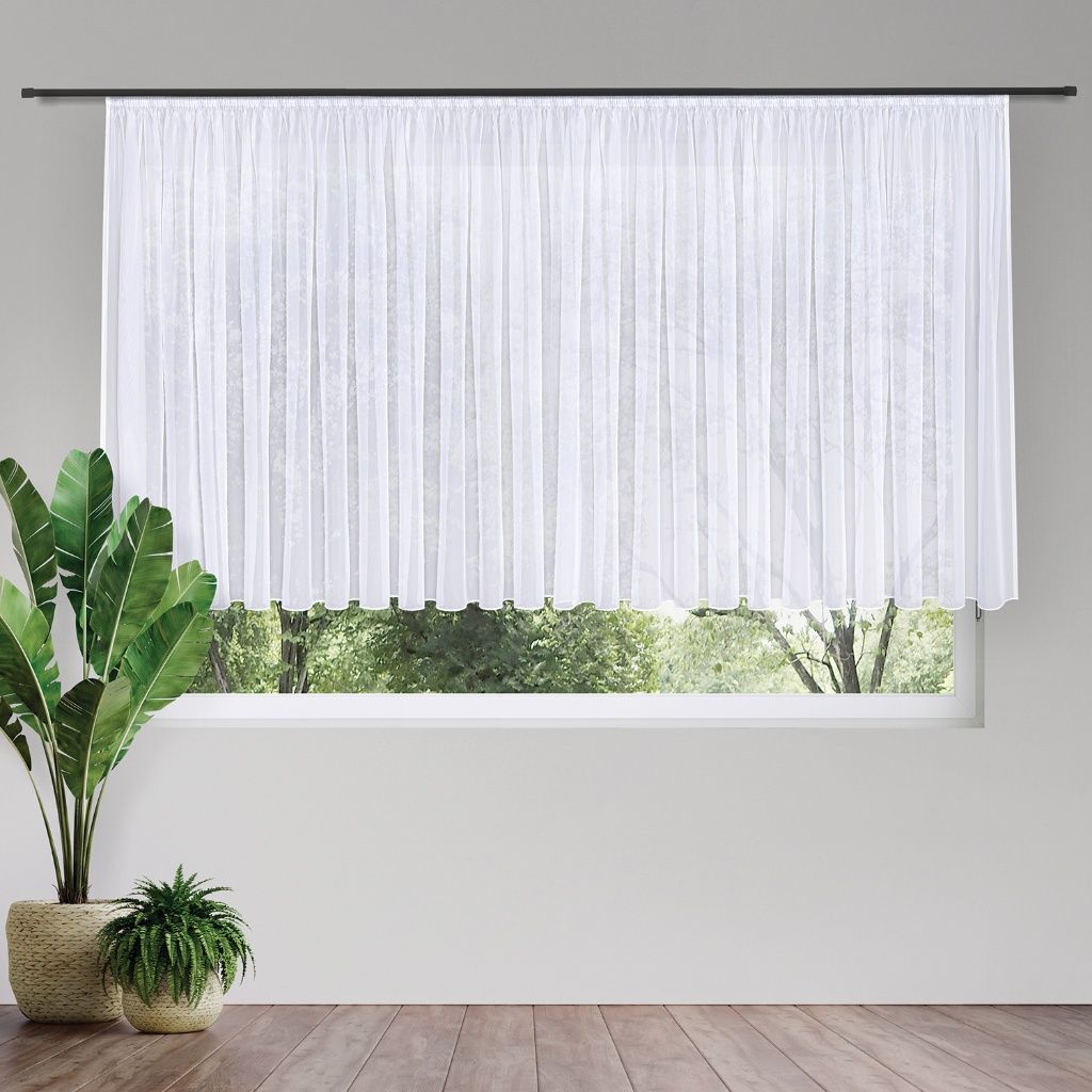 Gerster 40937 0001 wit - 150 x 600 cm (hoogte x breedte)
