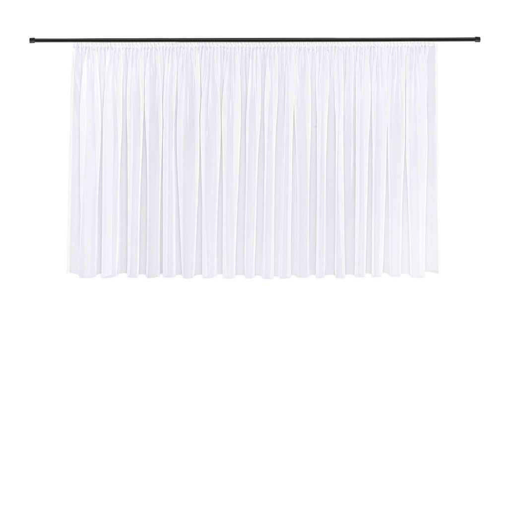 Gerster 40792 0001 wit - 150 x 450 cm (hoogte x breedte)