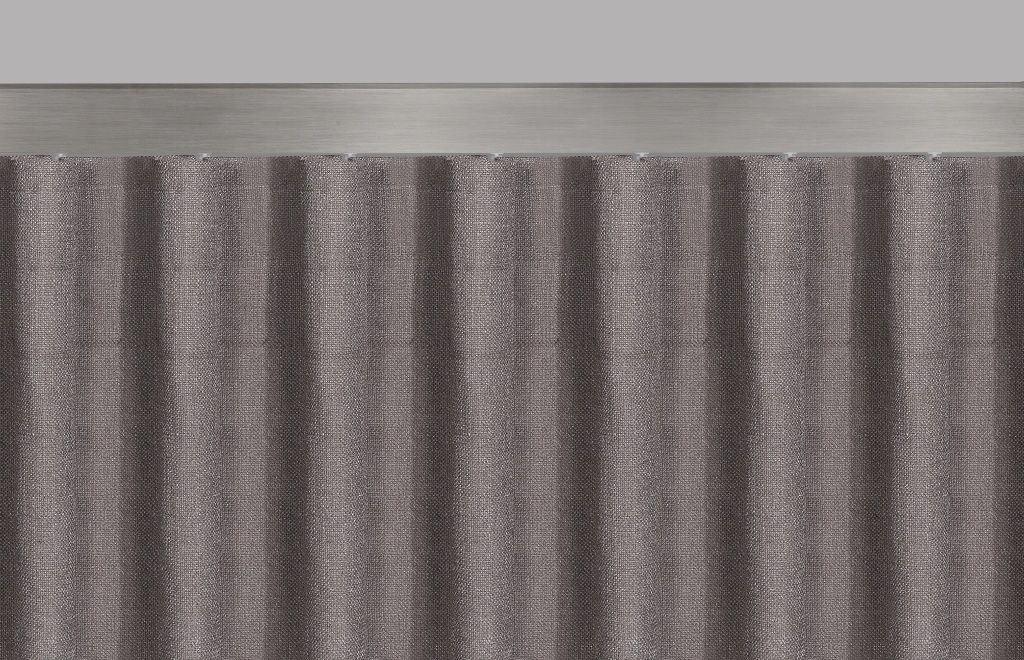Gerster 6090 Faltenband 90mm, 250%, weiß weiß wit - 90 mm bandbreedte