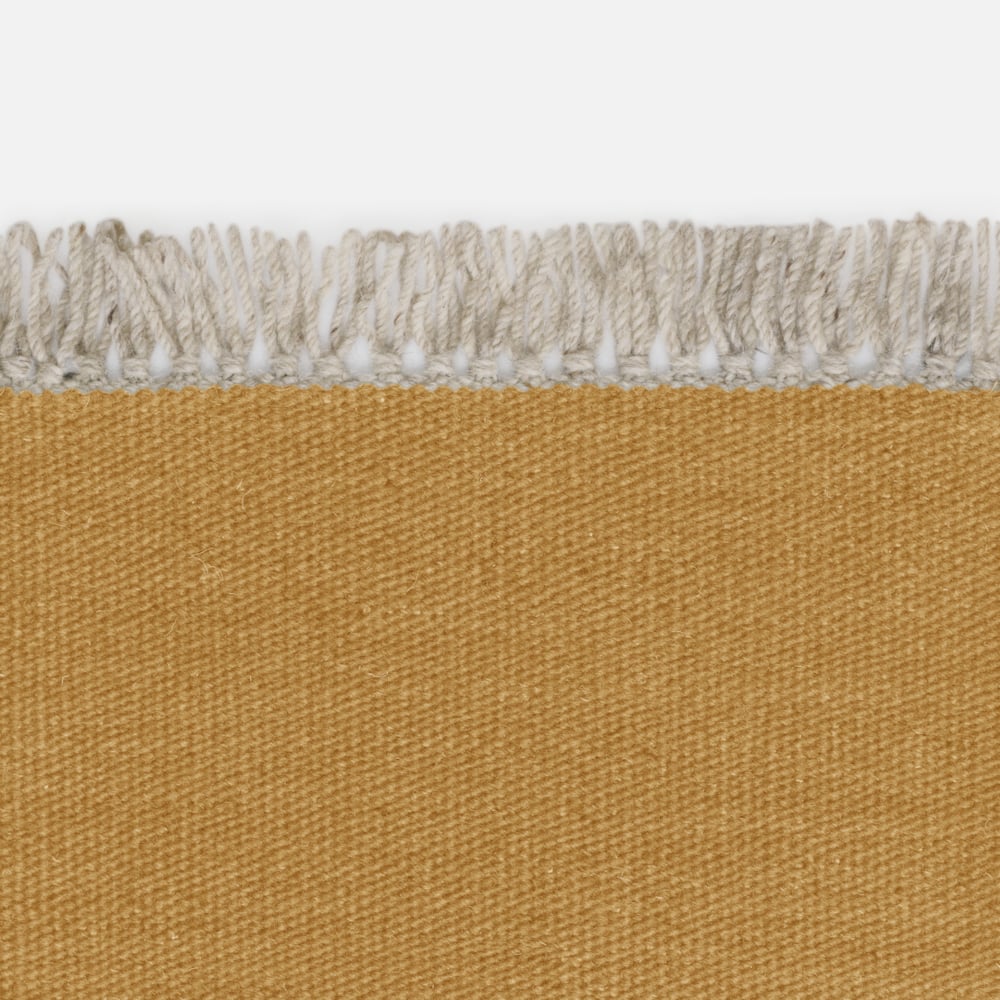 Kvadrat Kelim Naturally Coloured Fringes 7032 - op maat