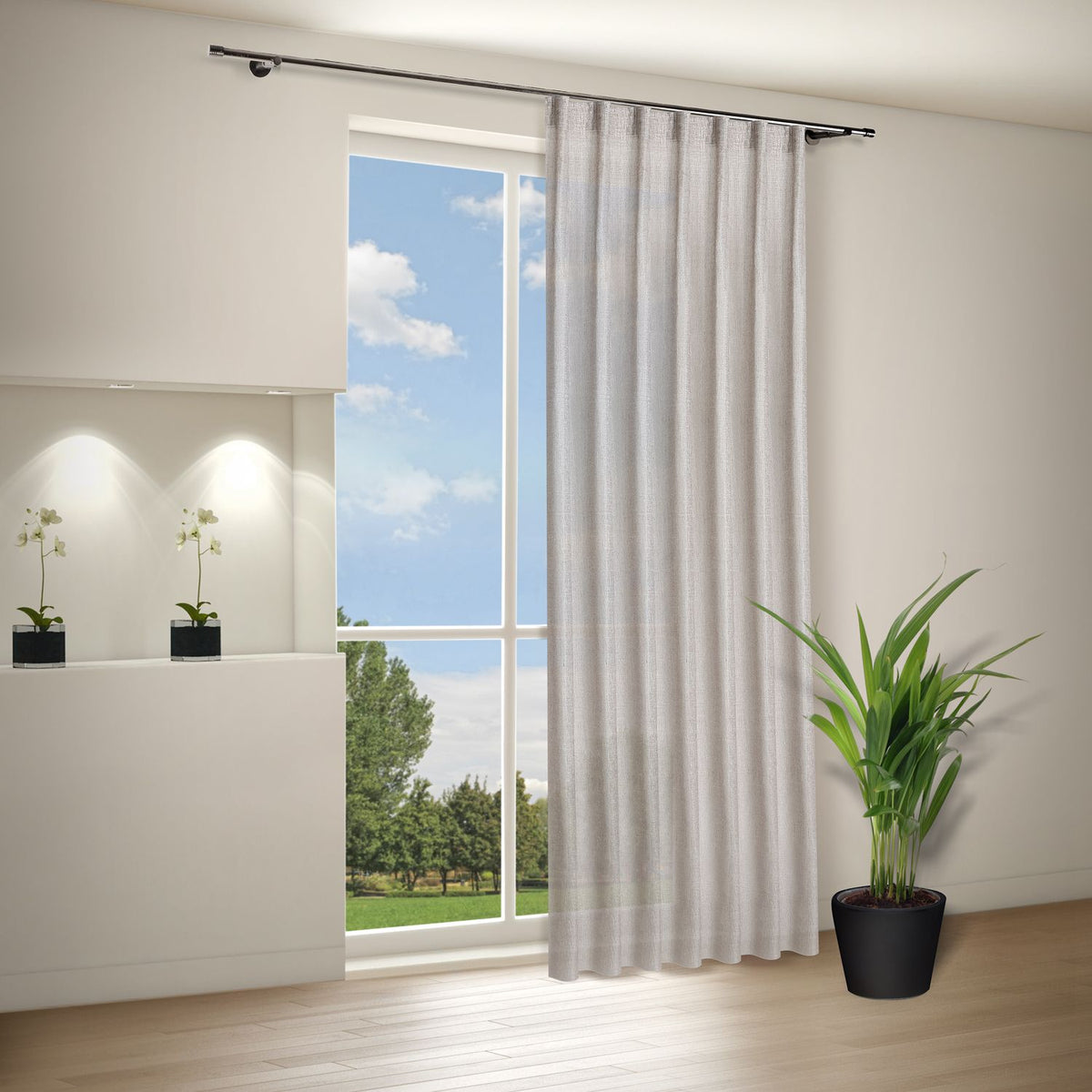 Gerster 11371 0810 antraciet - 290 cm stofhoogte