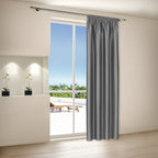 Gerster 40455 0840 lichtgrijs - 245 x 140 cm (hoogte x breedte)