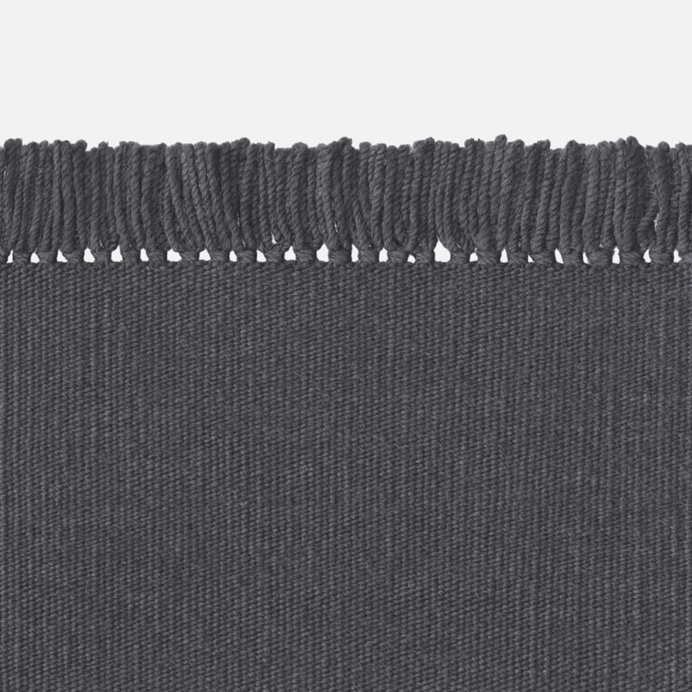 Kvadrat Kelim Coloured Fringes 3333 - op maat