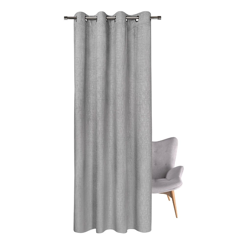 Gerster 41171 0860 grijs - 245 x 140 cm (hoogte x breedte)
