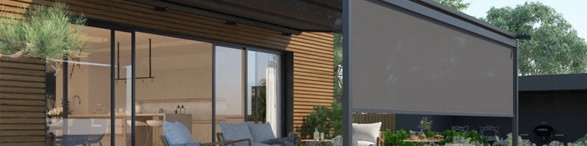 Sunshade Experts Matera PERGOLA + RS Smart - sfeerbeeld productfamilie