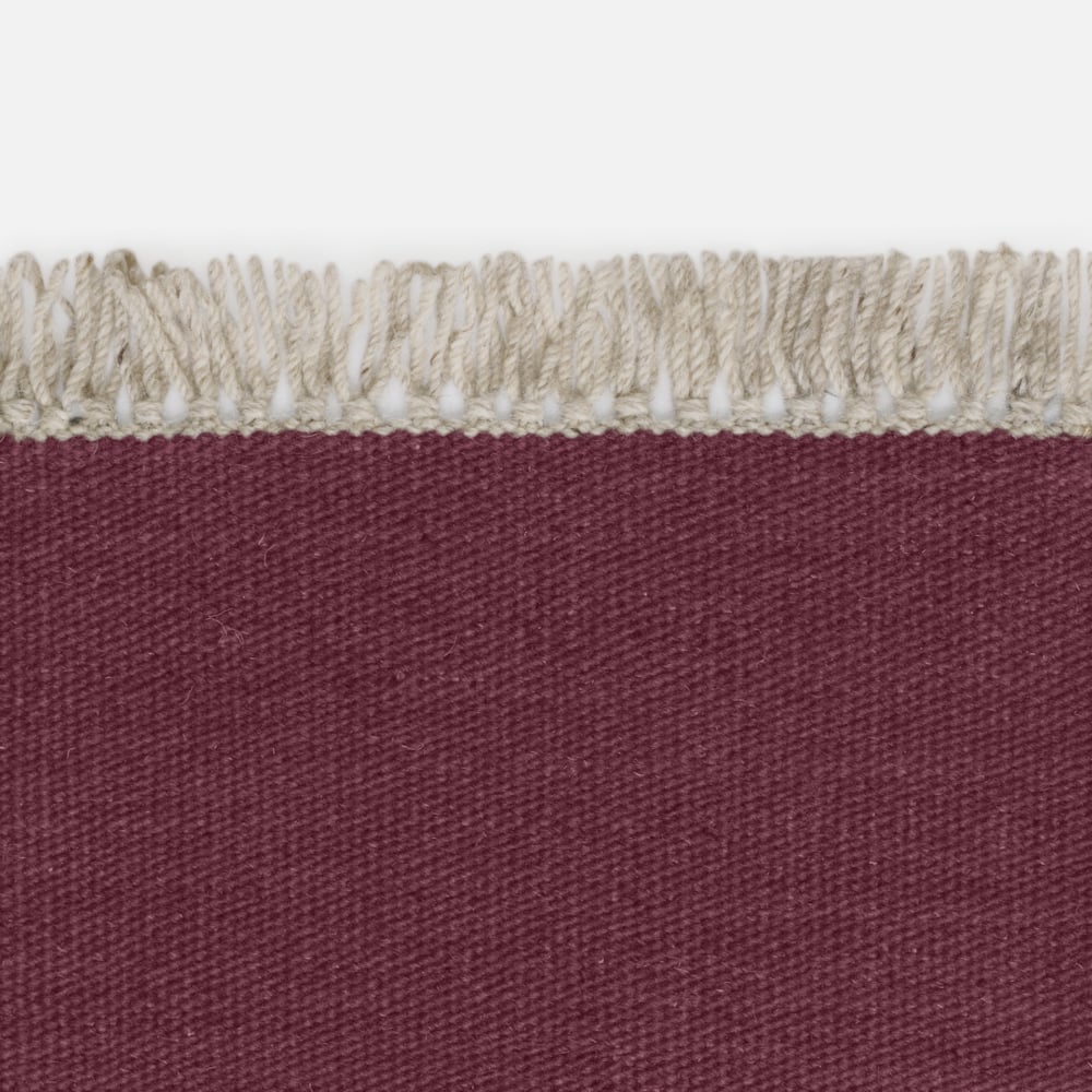 Kvadrat Kelim Naturally Coloured Fringes 7030 - op maat
