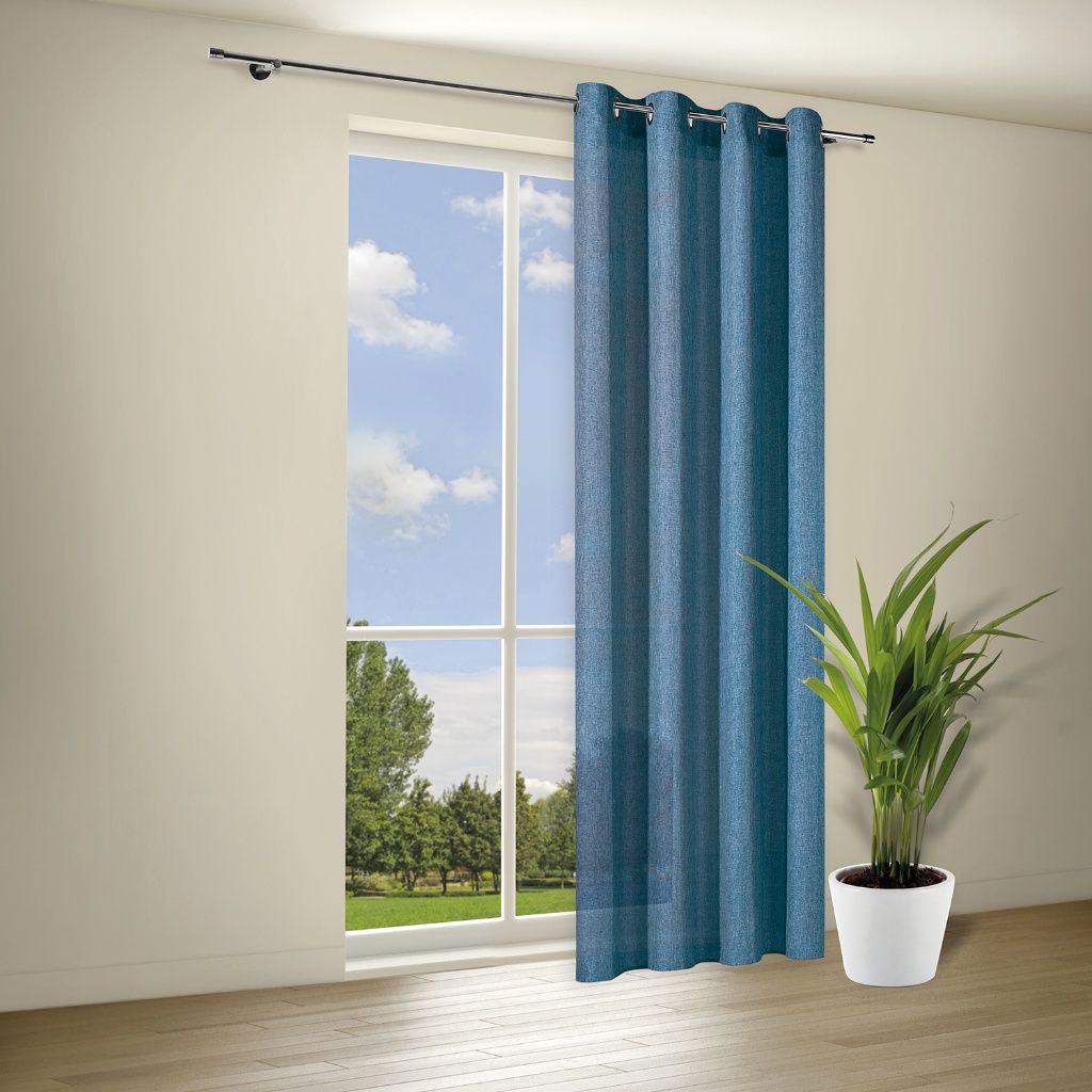 Gerster 40826 0800 blauw - 245 x 140 cm (hoogte x breedte)