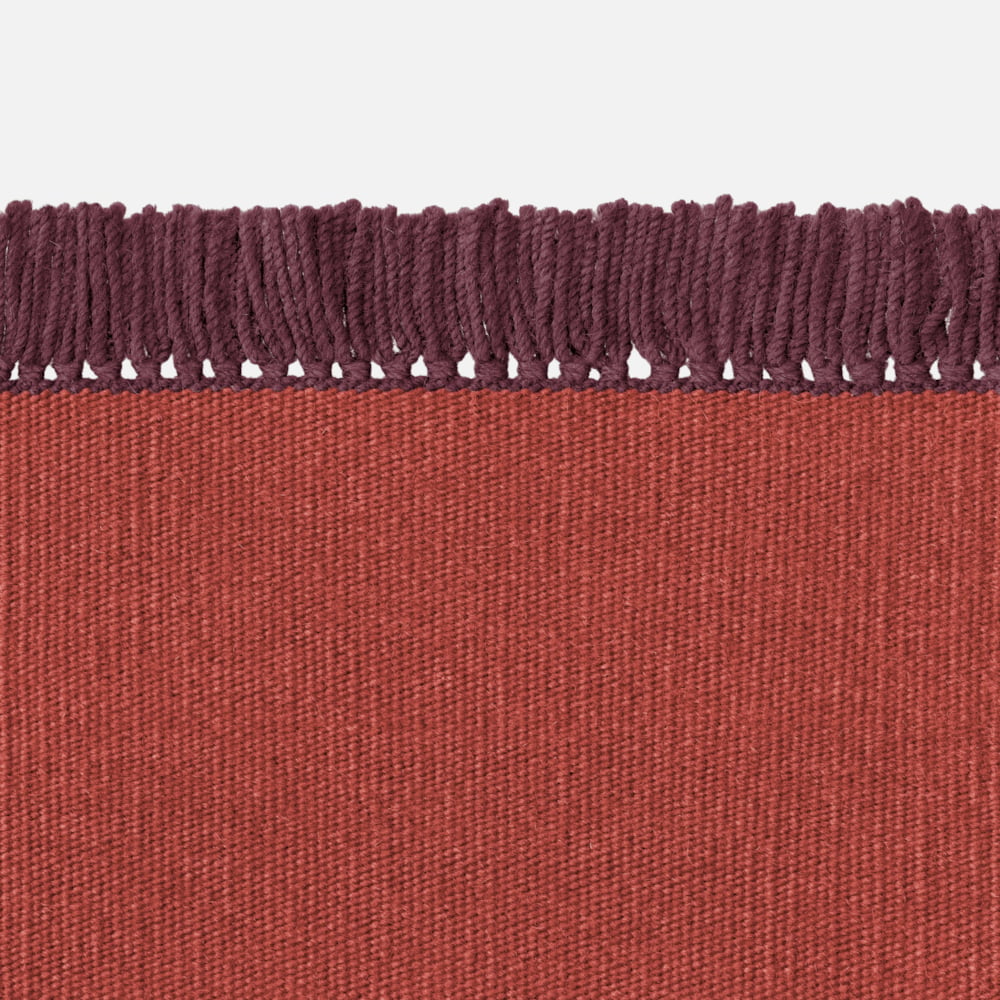 Kvadrat Kelim Cross Coloured Fringes 3010 - op maat