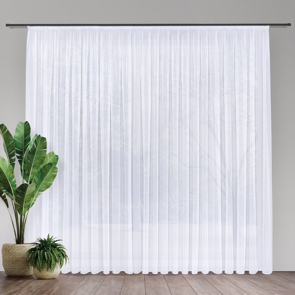 Gerster 40791 0001 wit - 245 x 600 cm (hoogte x breedte)