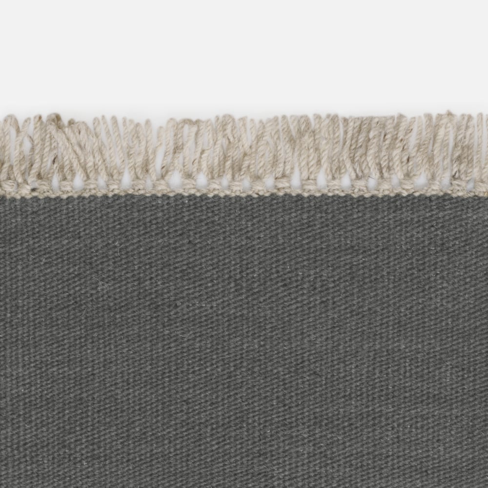 Kvadrat Kelim Naturally Coloured Fringes 7073 - op maat