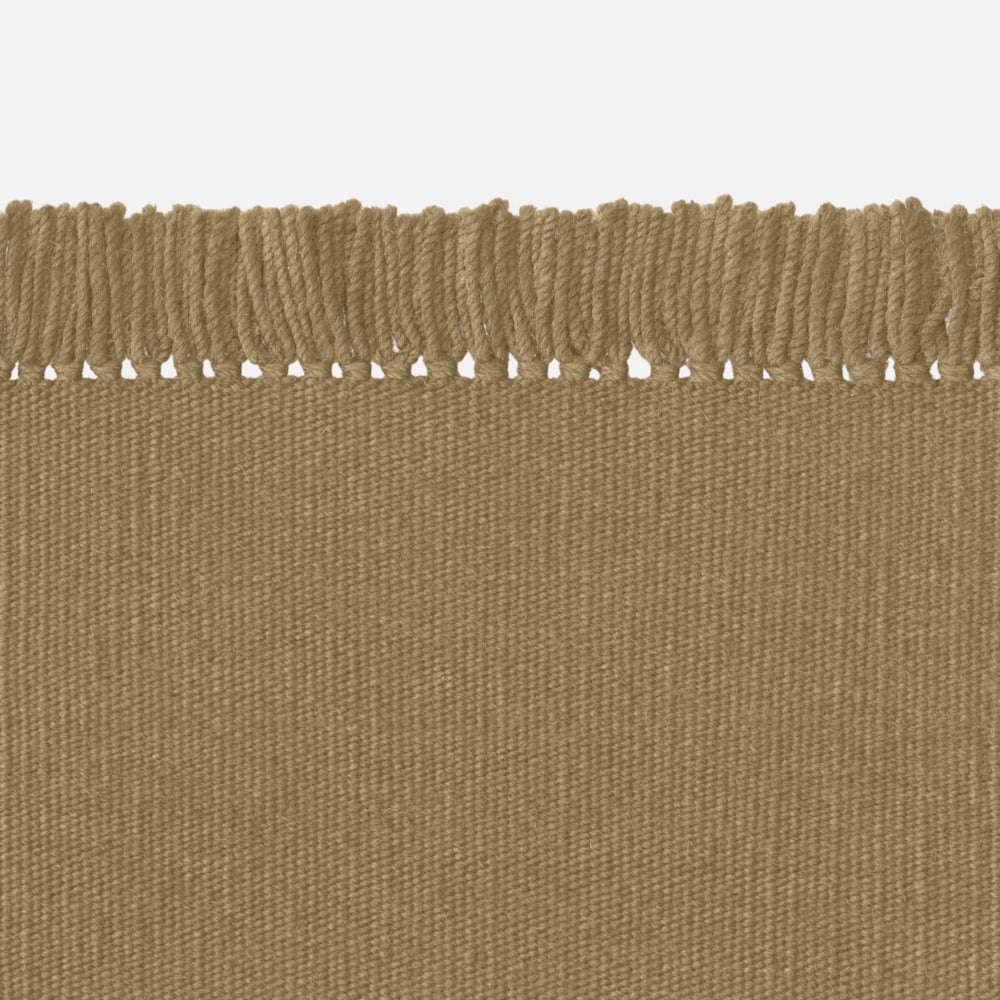 Kvadrat Kelim Coloured Fringes 2222 - op maat