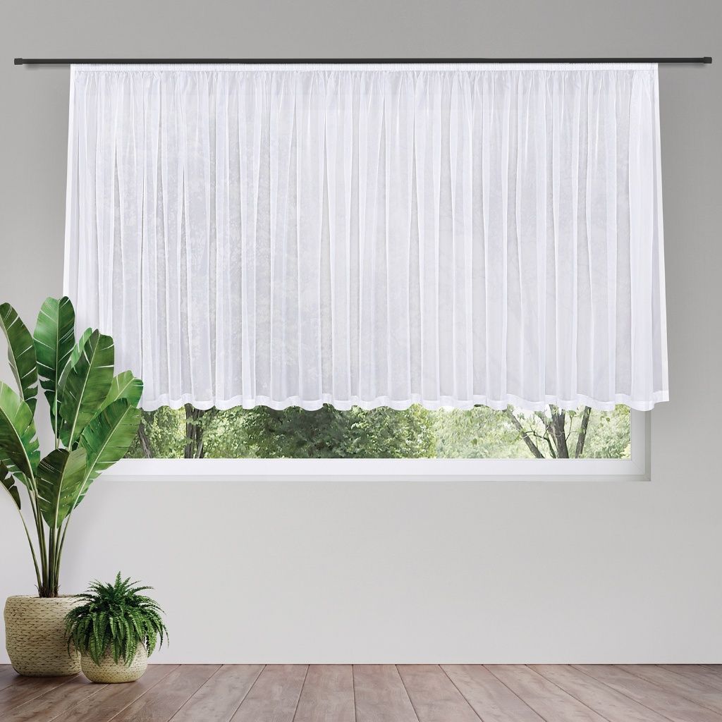 Gerster 40267 0001 wit - 150 x 600 cm (hoogte x breedte)