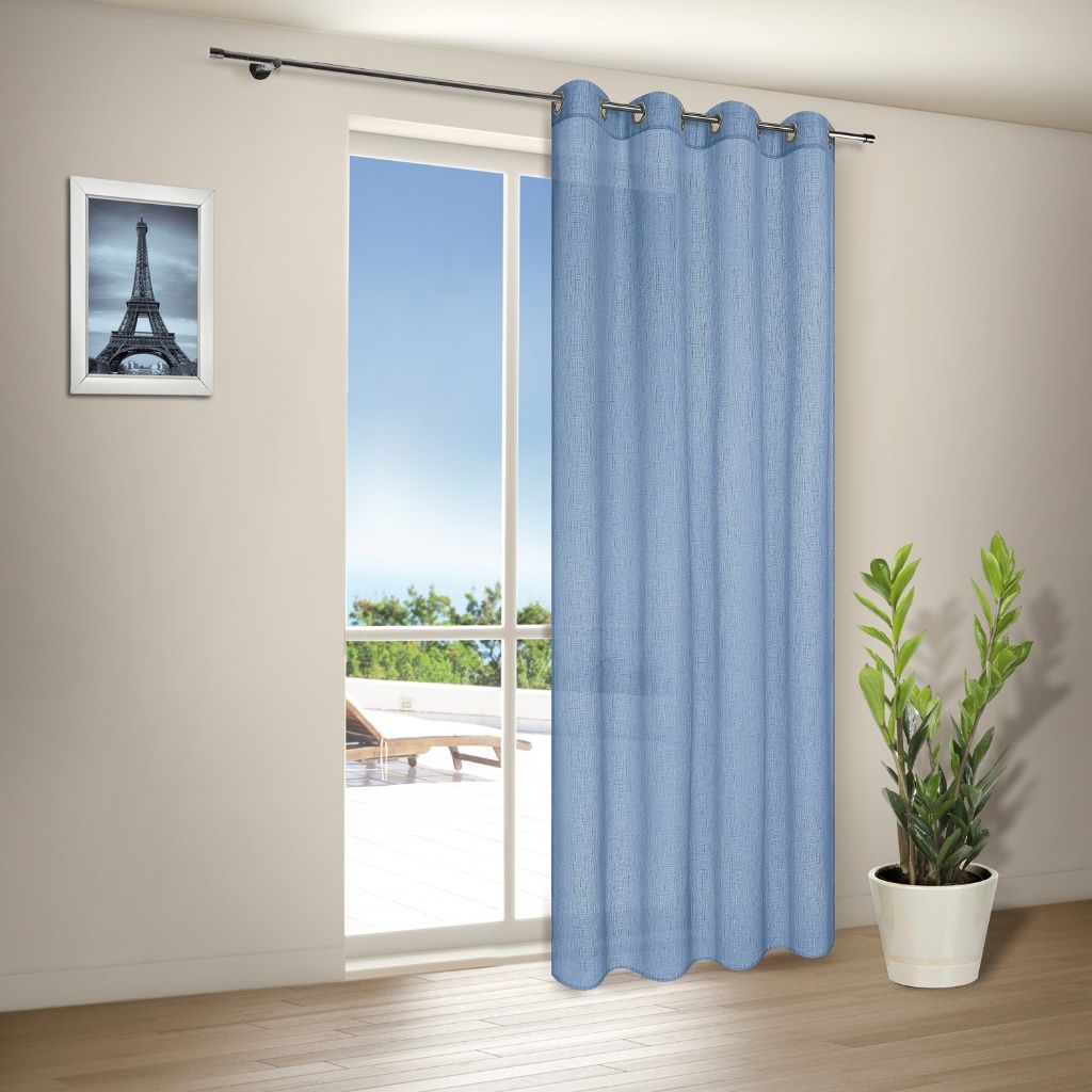 Gerster 40213 0800 blauw - 235 x 140 cm (hoogte x breedte)