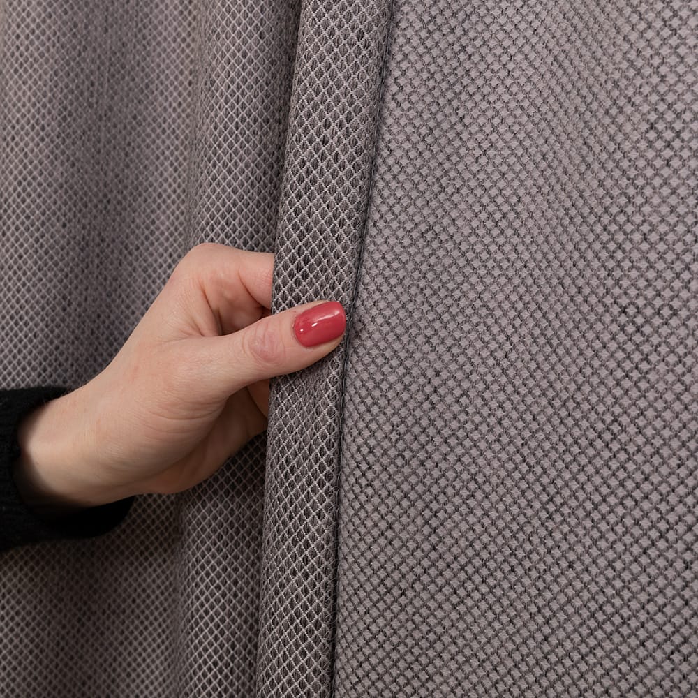 Birdseye – Donker Taupe – 23 — 140 cm