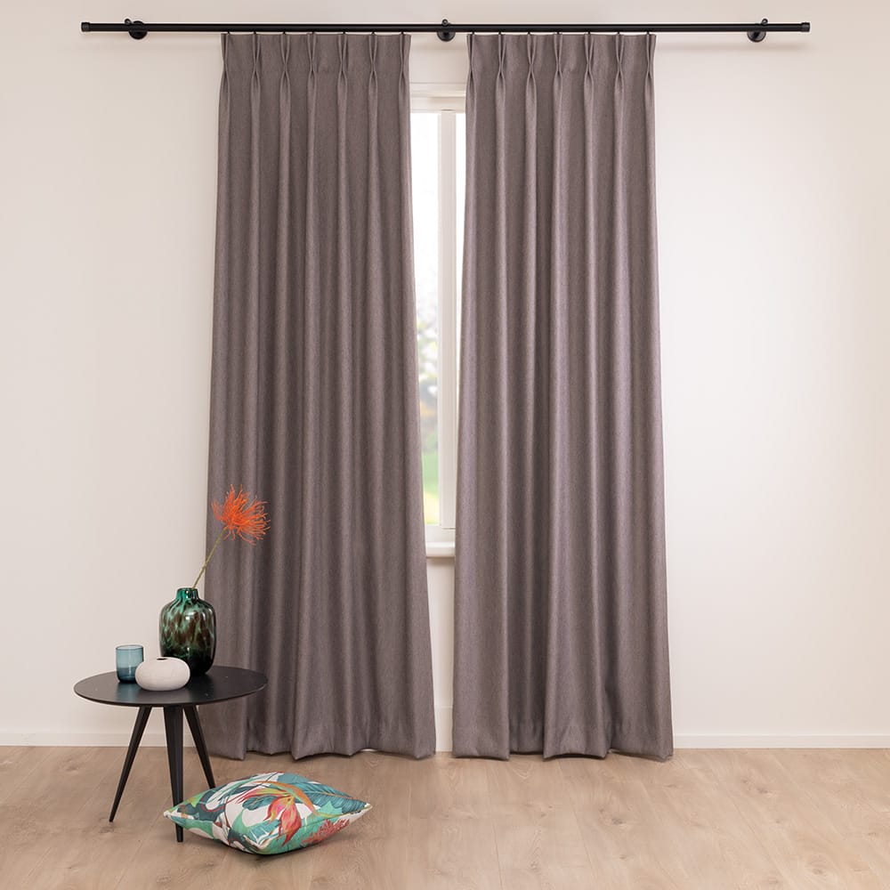 Birdseye – Donker Taupe – 23 — 140 cm
