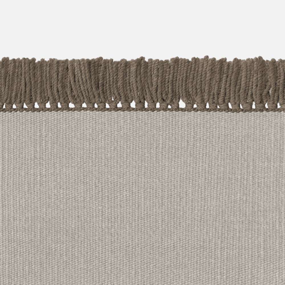 Kvadrat Kelim Cross Coloured Fringes 0613 - op maat