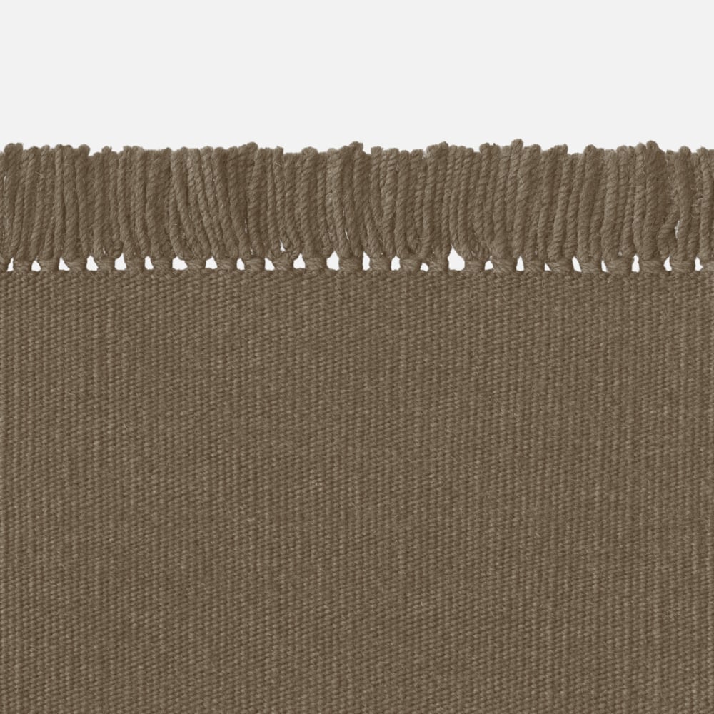 Kvadrat Kelim Coloured Fringes 2626 - op maat