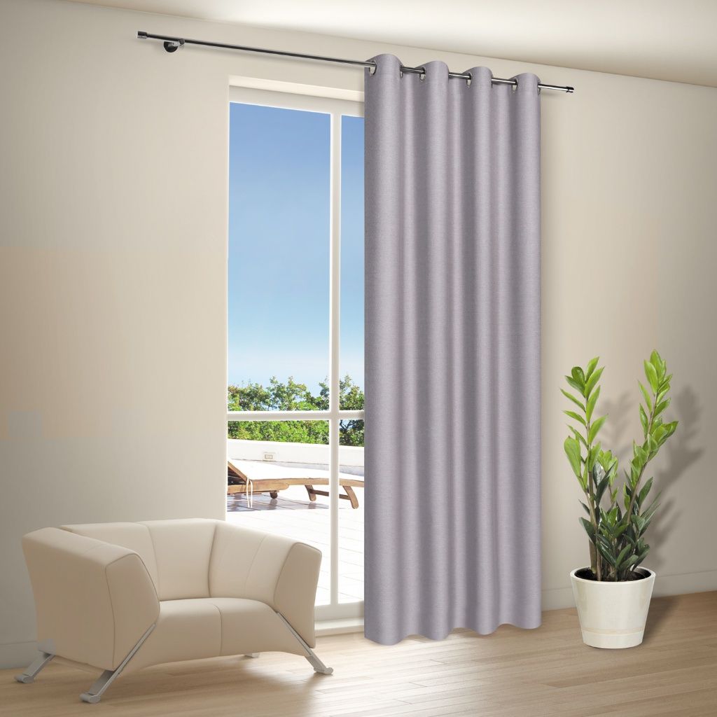 Gerster 40018 0840 lichtgrijs - 245 x 135 cm (hoogte x breedte)