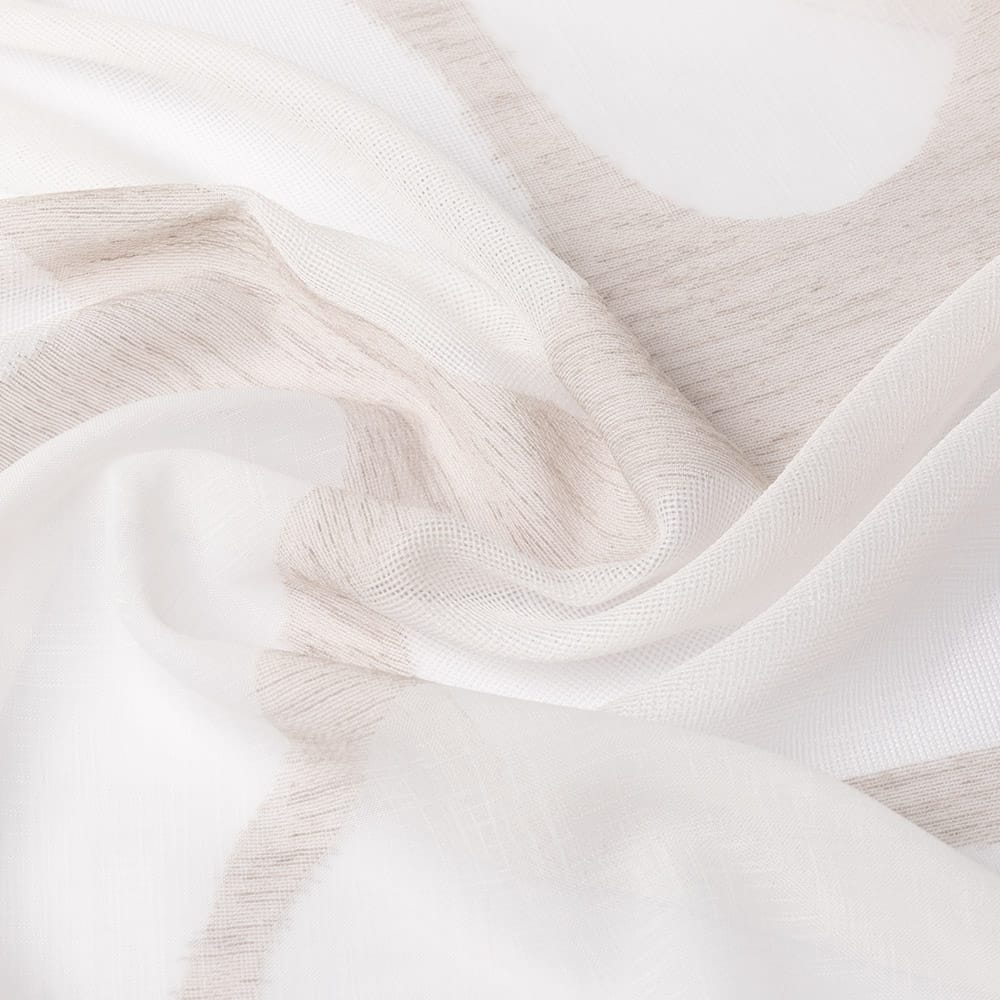 Dina – Off White met Taupe – 21 — 330 cm