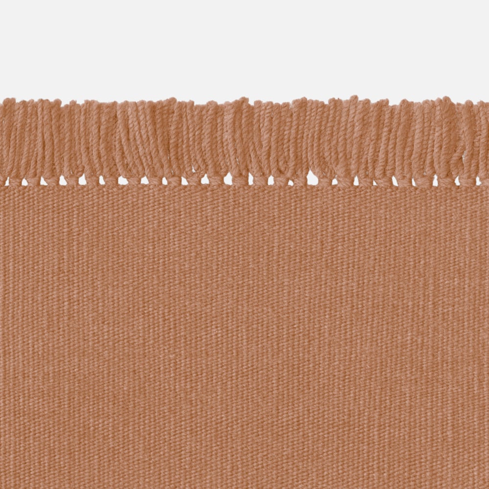 Kvadrat Kelim Coloured Fringes 6060 - op maat