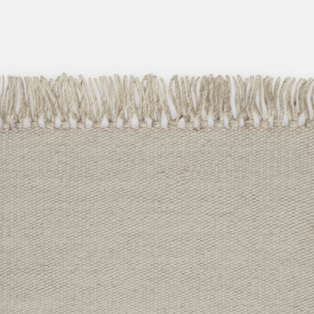 Kvadrat Kelim Naturally Coloured Fringes 7003 - op maat
