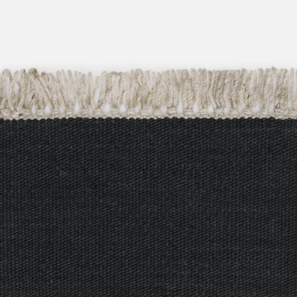 Kvadrat Kelim Naturally Coloured Fringes 7023 - op maat