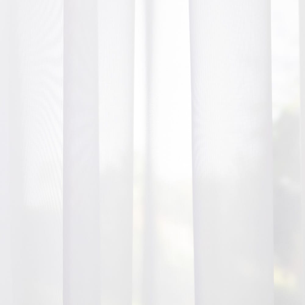 Easycare voile – Wit — 300 cm