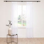 Easycare voile – Wit — 300 cm