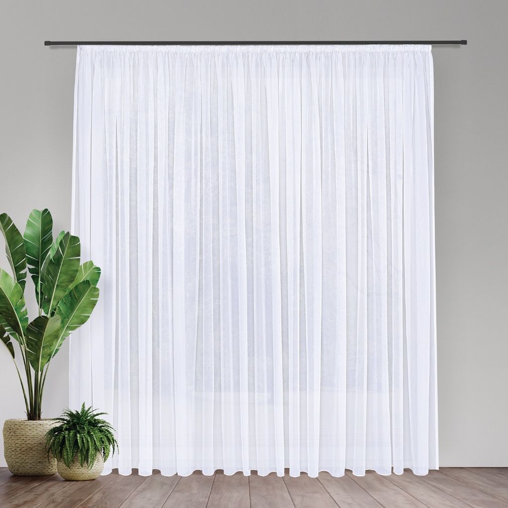 Gerster 40942 0001 wit - 245 x 450 cm (hoogte x breedte)