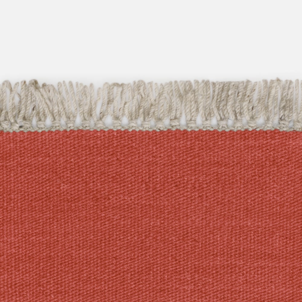 Kvadrat Kelim Naturally Coloured Fringes 7040 - op maat