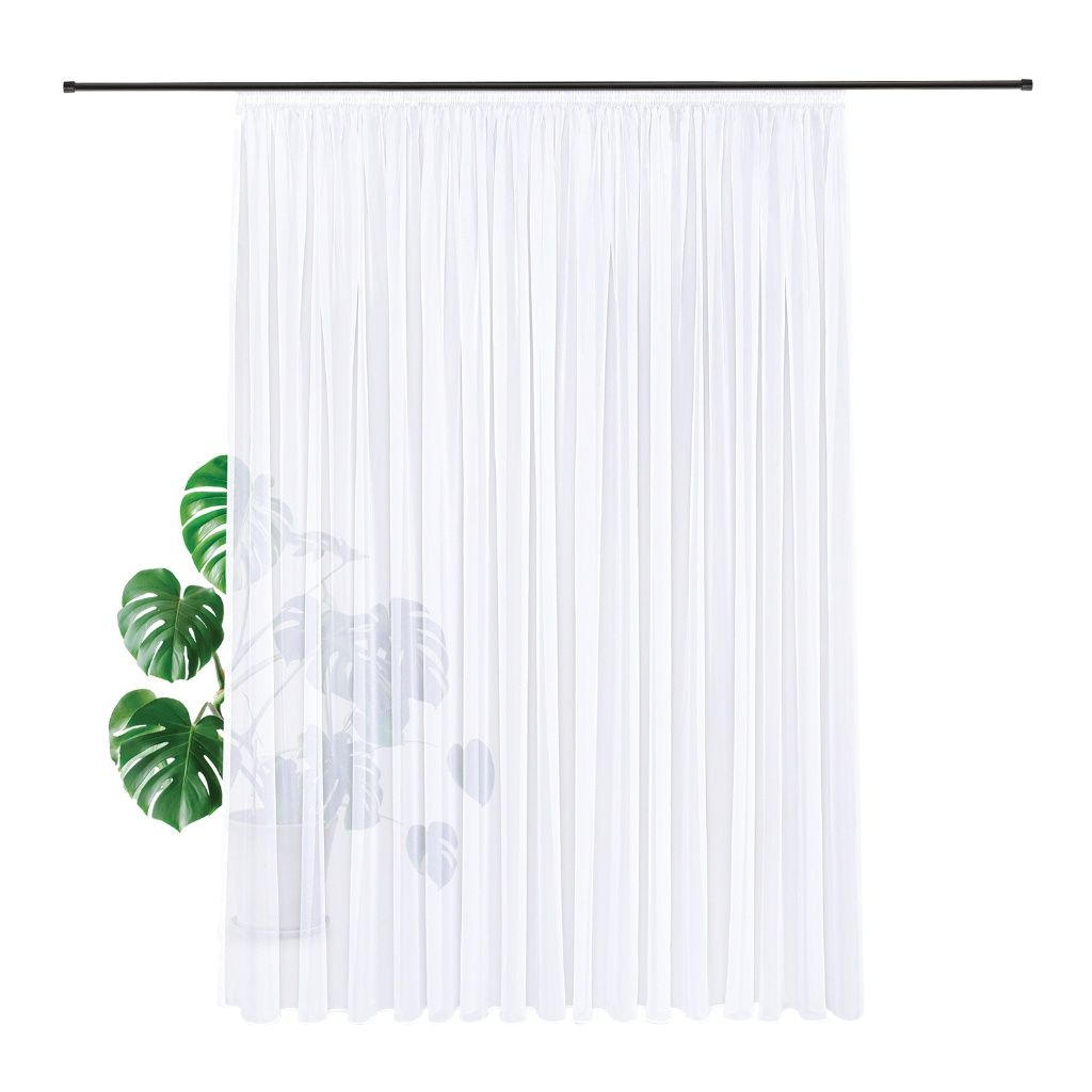 Gerster 40939 0001 wit - 245 x 300 cm (hoogte x breedte)
