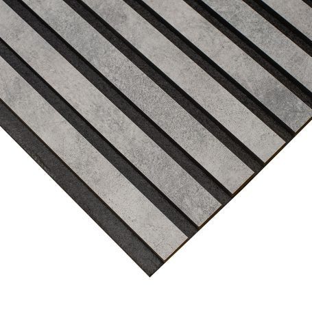 Floer Akupanel Wandpanelen -- Beton Grijs 240cm