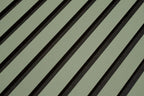 Detail van lamellen met donkere tussenruimten.