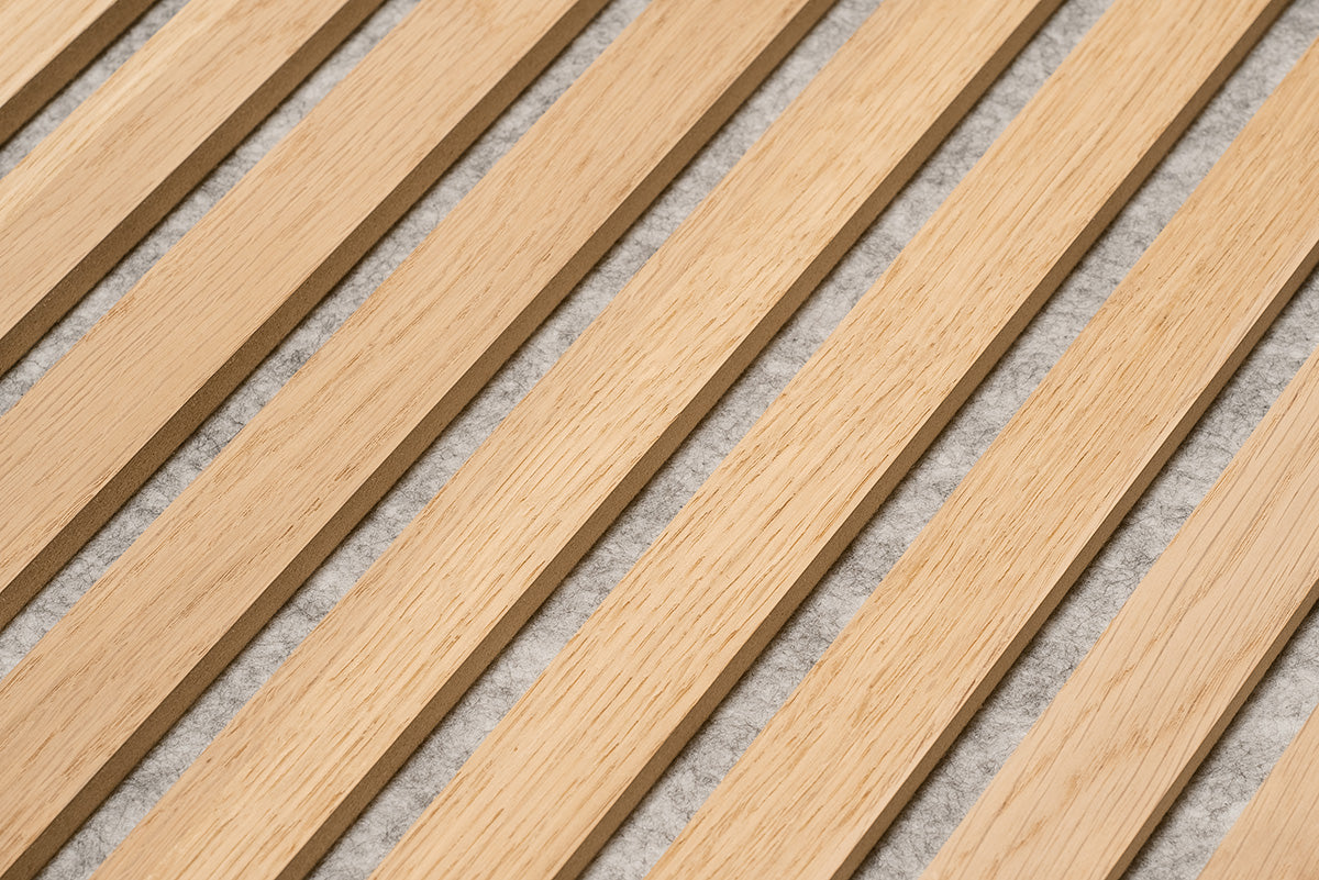 Floer Akupanel XL wandpanelen – Onbehandeld Eiken Grijs