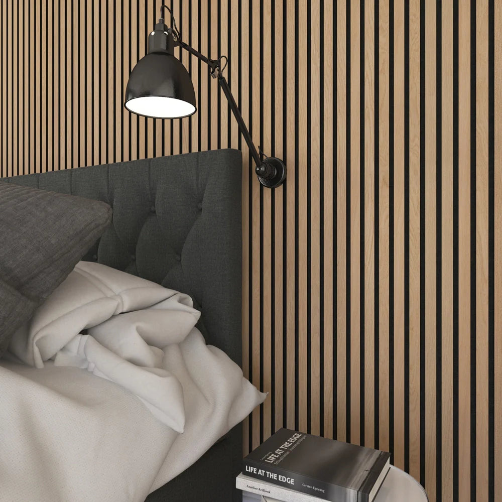 Floer Akupanel wandpanelen – Beige Eiken 240cm (Uitlopend)