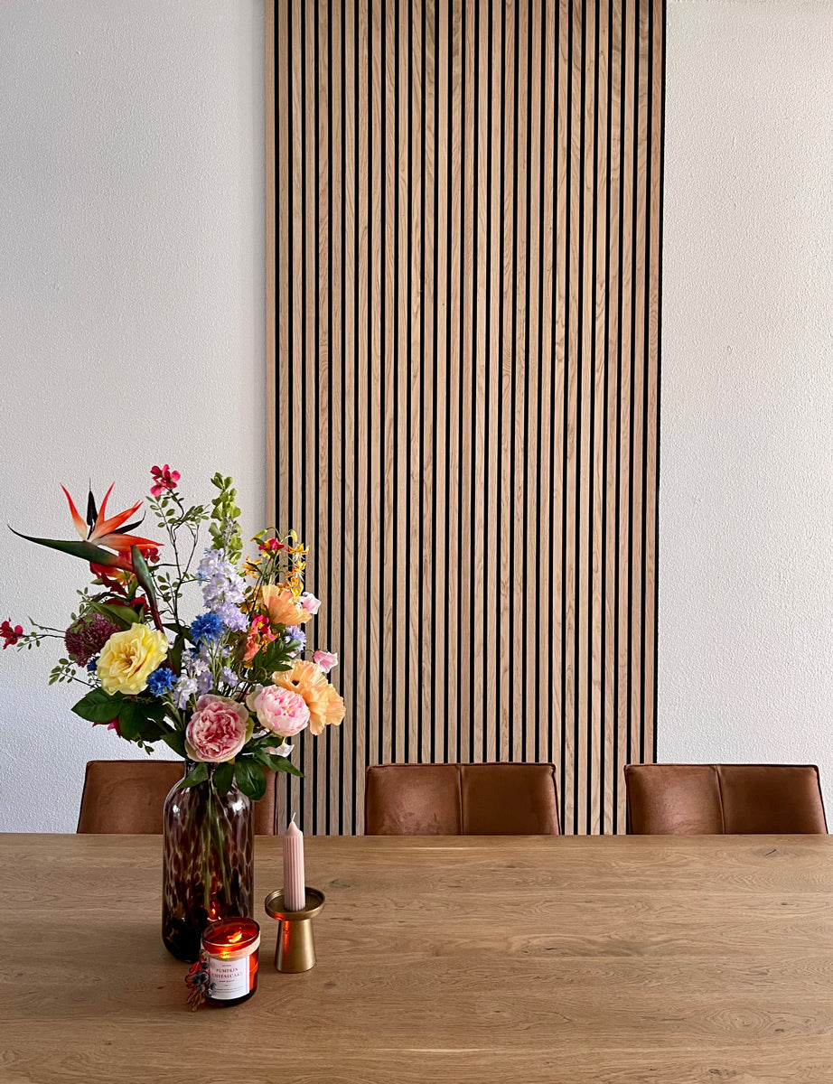 Floer Akupanel XL wandpanelen – Onbehandeld Eiken