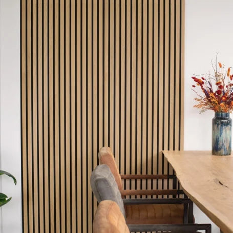 Floer Akupanel wandpanelen – Naturel Eiken 240cm (Uitlopend)
