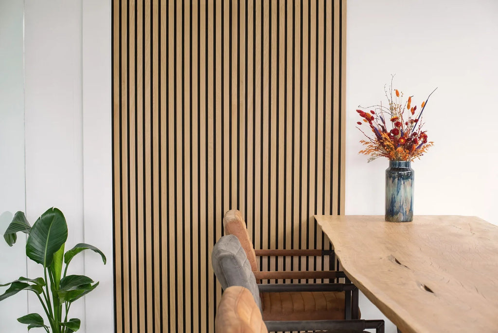 Floer Akupanel wandpanelen – Naturel Eiken 240cm (Uitlopend)