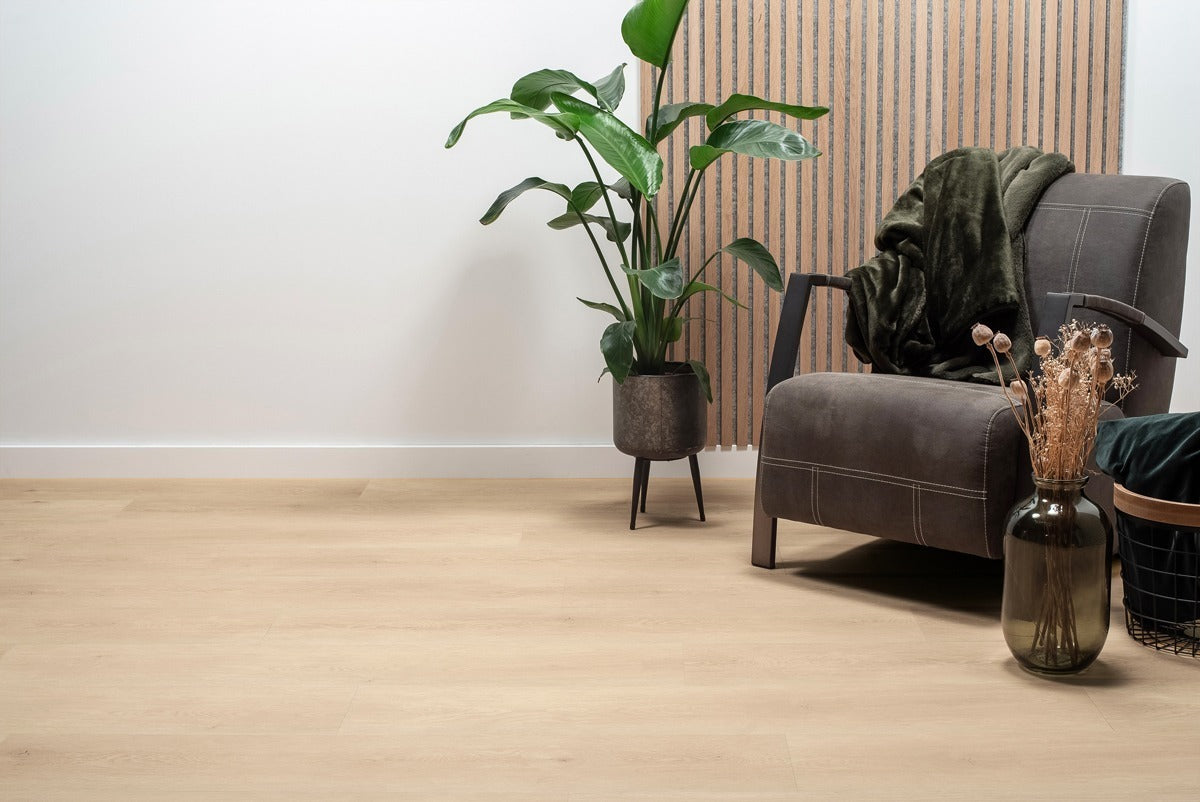 Floer Natuur PVC -- Lisse Lichtbruin
